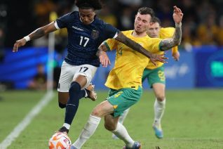 Aiden´s full Socceroos debut against Ecuador